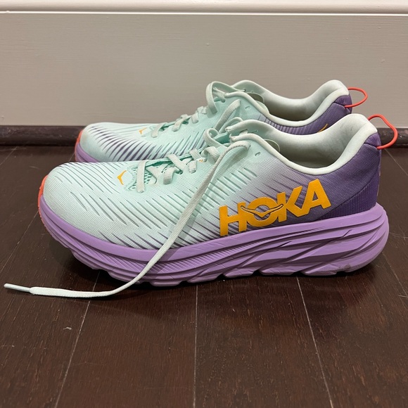 Hoka Shoes - Hoka Rincon 3 Pale Blue and Purple Size 8